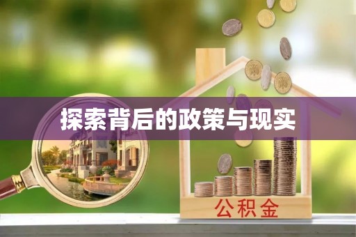 古田探索背后的政策与现实