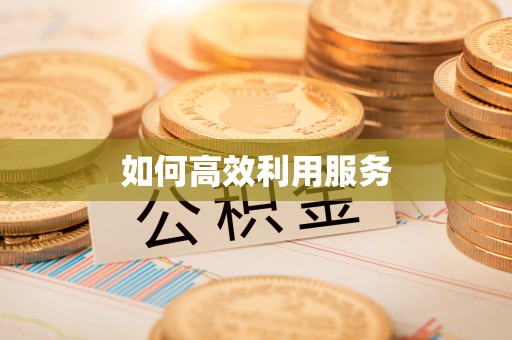 古田如何高效利用服务
