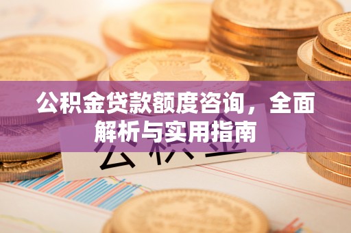 古田公积金贷款额度咨询，全面解析与实用指南